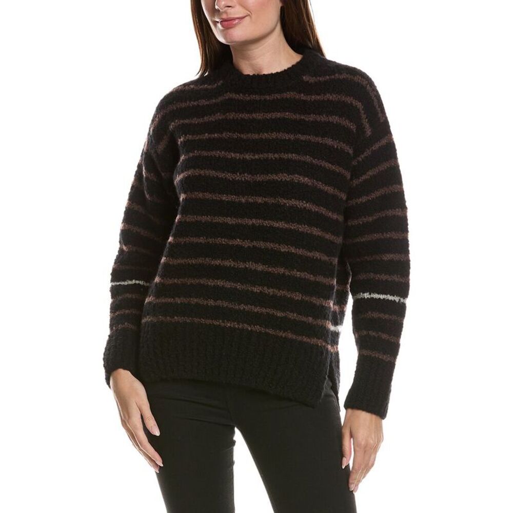 Proenza Schouler White Label Womens  Leonie Wool Sweater, Black